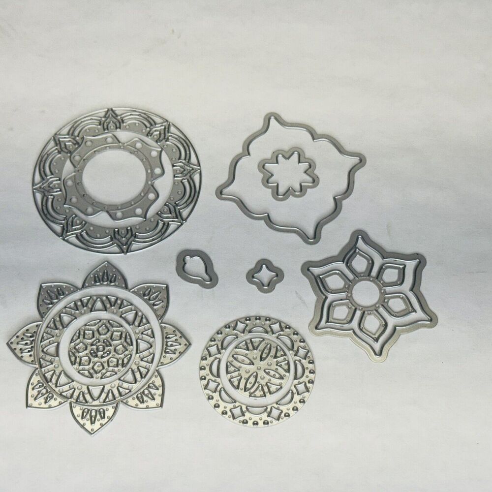 Stampin Up Eastern Beauty Set Of 21 Stamps & Eastern Medallions Thinlits Dies - Picture 9 of 13